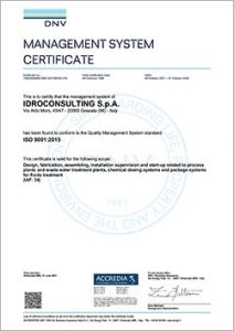 Certificate uni en iso9001 2015 idroconsulting october2024
